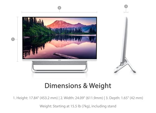 Image of DELL Newest Inspiron 7700 27 All-in-One Desktop, 27 inch FHD Touchscreen, i7-1165G7, GeForce MX330, 64GB RAM, 1TB SSD, Webcam, WiFi 6, Bluetooth 5, Wireless Keyboard and Mouse, Win 10 Home