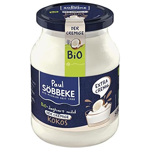 Söbbeke Bio Joghurt mild Kokos 7,5 % Fett (6 x 500 gr) Cover