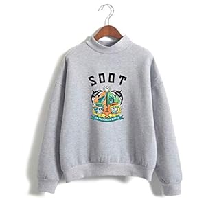 De.Pommeyeux Wilbur Soot Sweatshirts Mode Coltrui Sweatshirt Streetwear Harajuku Trui Leuke Tops