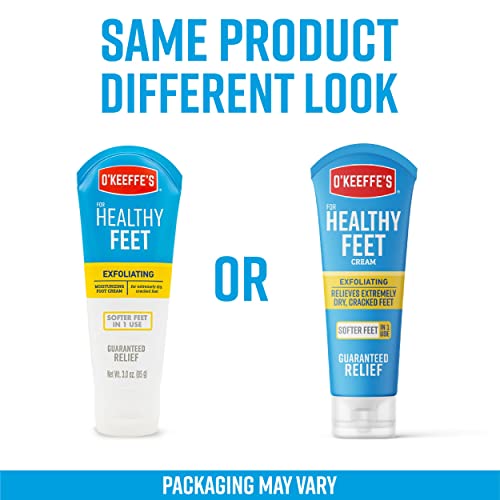 O'keeffe's Healthy Feet Exfoliating Foot Cream For Extremely Dry, Cracked Feet, 3 Ounce Tube, (Pack Of 1) #TOP4