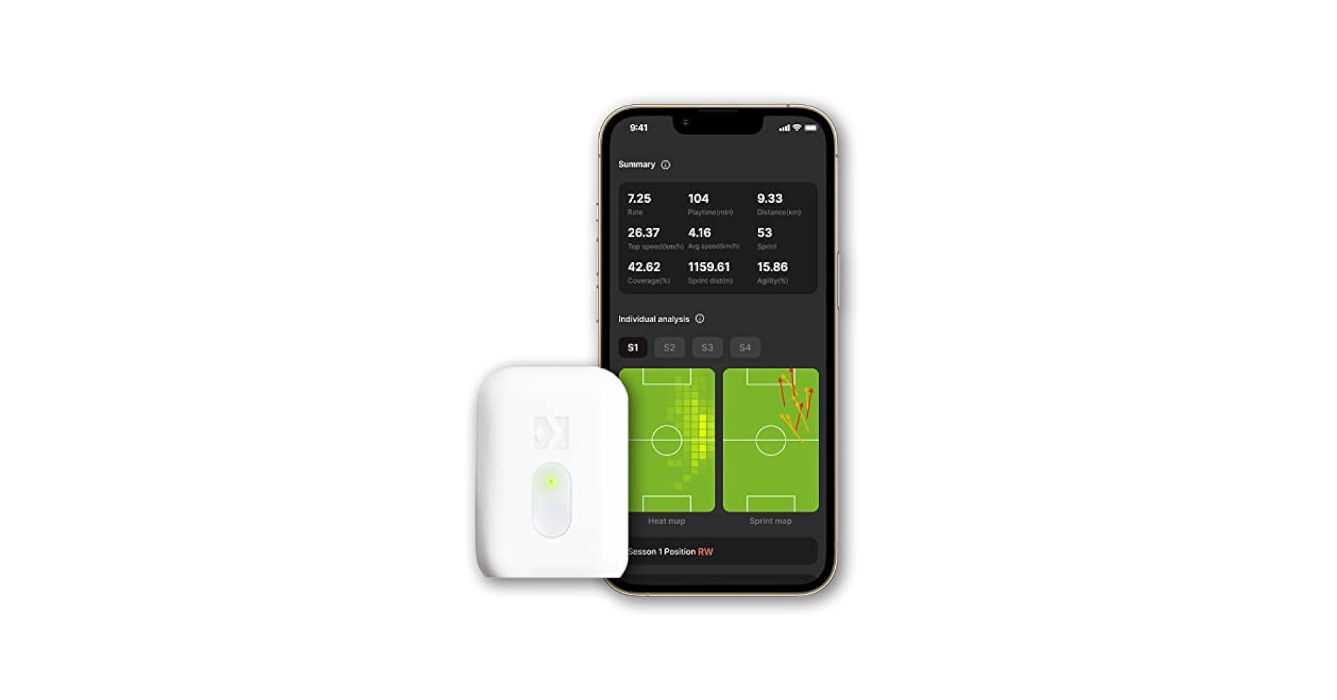 Amazon.com: SOCCERBEE LITE GPS Soccer Activity Tracker