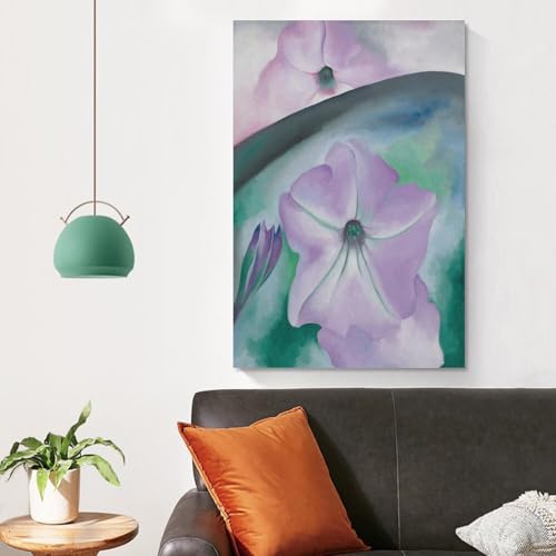 Impression sur toile Pétunia n° 2 Georgia O'Keeffe 1924 haute définition