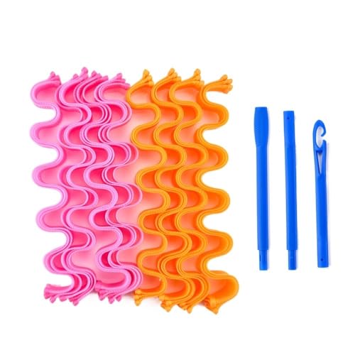 Rulos Para El Pelo Rizadores de pelo suaves sin calor DIY, rizos de ondas mágicas, rodillos, accesorios for el cabello, barra permanente for rizar, sin calor, herramientas for el cabello Rulos Flexibl