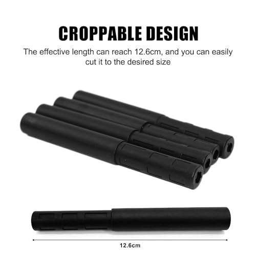 MiOYOOW 5PCS Golfschläger Verlängerungsstangen, Golfschläger Graphit Schaftverlängerungen, Verlängerung für Golfschläger