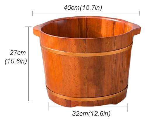Tina de madera sólida para pies, spa de masajes miniatura 2