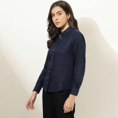 Image of Marks & Spencer Pack of 2 Poly Mix Spread Collar Shirt