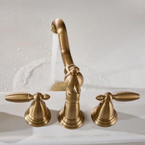 Mitigeur de lavabo à double levier mélangeur rotatif 360