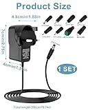 9V 1A Power Adapter Supply, AC/DC Jack One Spot Charging Adaptor Charger Plug Universal 1000MA Transformer ConverterCompatible with Kids Electric Cars LED Strip Lights Router Video Audio - Image 2