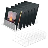 Matériaux de qualité supérieure : le support CD utilise du verre acrylique épaissi, qui assure une grande résistance et présente une surface finement polie. Les coins arrondis et la surface lisse offrent une sensation de confort, tandis que le cadre transparent rend vos CD clairement visibles et ajoute une touche moderne à vos étagères, bureaux ou armoires.