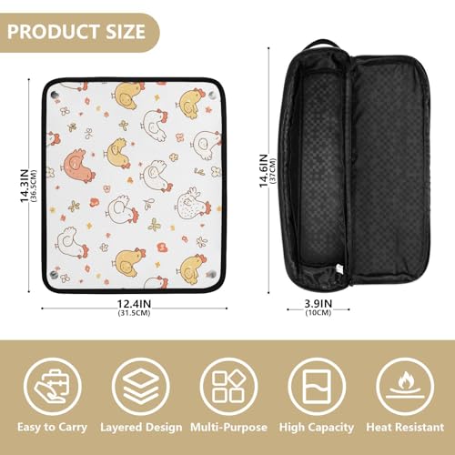 Organizador 2 en 1 para herramientas de cabello blanco miniatura 4