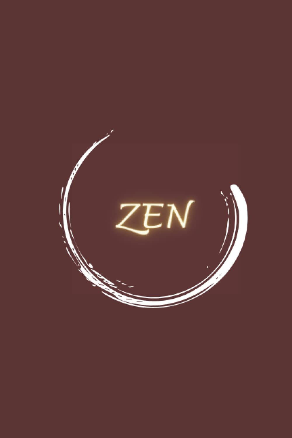 ZEN: A typical notebook with a simple layout like zen,with a crimson cover100 pages,6 by 9 inches