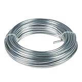 Aluminiumdraht Aludraht 5mm Schmuckdraht Silber 500g Dekodraht Floristik Basteln