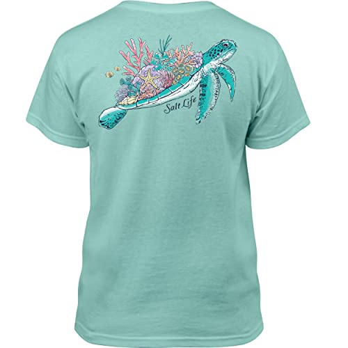 Image of Salt Life Girls Turtle Reef Short Sleeve ShirtShirt