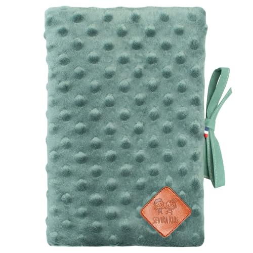 Protège carnet de santé Sevira Kids minky cadeau de naissance idéal
