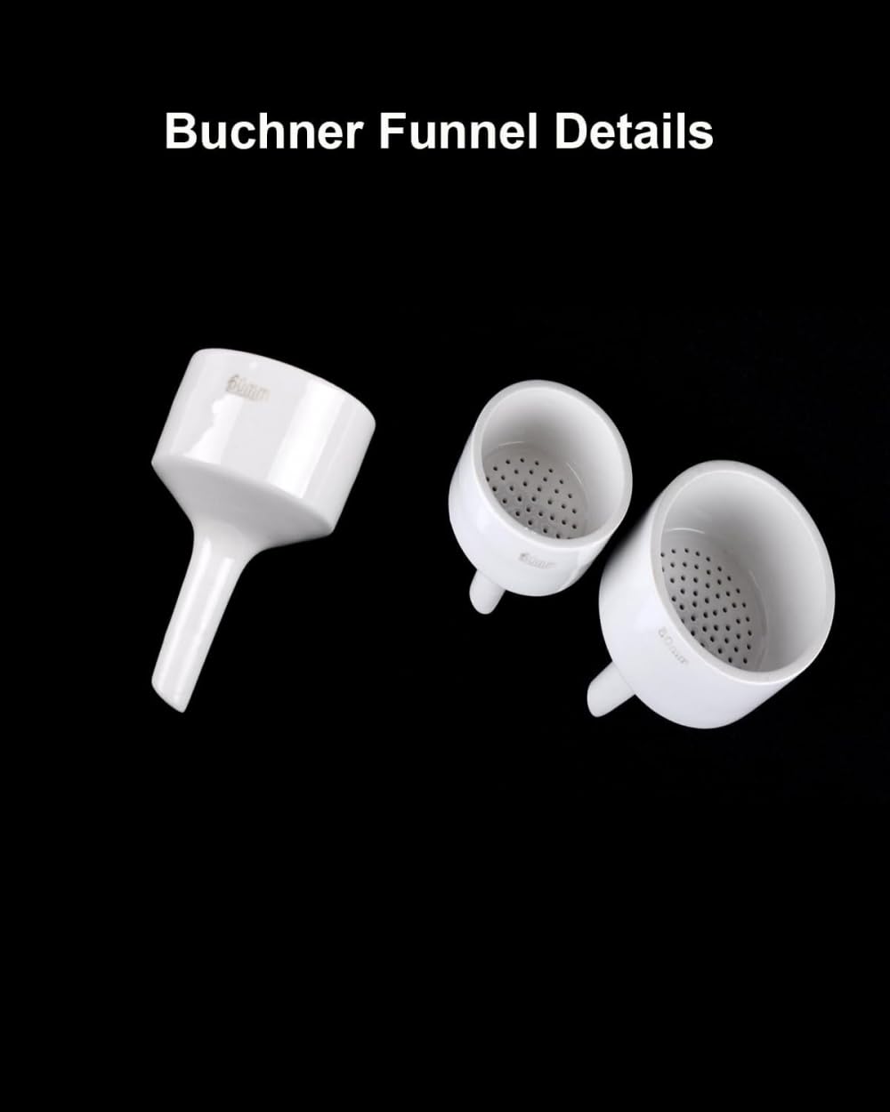 Kit D'entonnoir De Filtration D'appareil D'entonnoir De Buchner, Appareil sous Vide Utilisé pour Le Laboratoire Éducatif D'école De Fiole D'Erlenmeyer D'aspiration-1000ml