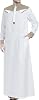 Muslim Kaftan Herren Abaya Herren Muslim Kaftan Gewand Robe Crew Stehkragen Thobe Arabisch Gebet Eid Kleidung Islamische Kleidung Aus Dem Nahen Osten Gebetskleidung für Männer