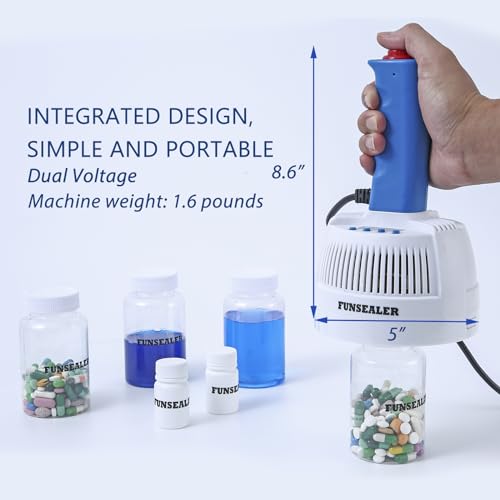 Induction Heat Sealer Bottle Cap Sealing Machine For Plastic Glass Bottle Cap (110&220 Dual Voltage)