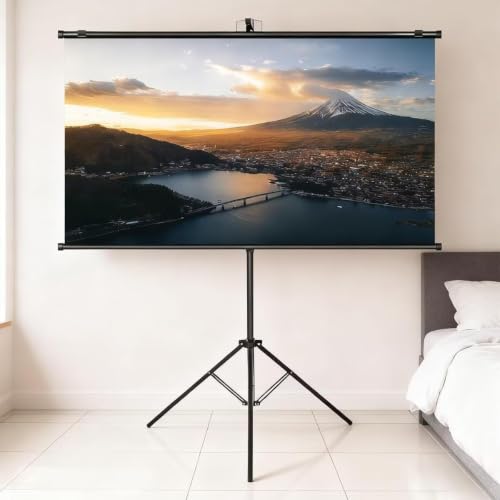 SIRUNLY プロジェクタースクリーン 自立式