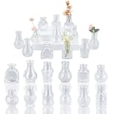 Matériau du verre transparent : ces vases sont fabriqués en verre transparent qui est transparent et peut parfaitement mettre en valeur la beauté des fleurs ou des plantes vertes. Le verre est robuste et pas facile à casser, adapté pour une utilisation en intérieur et en extérieur, il est également facile à nettoyer, vous avez juste besoin de le rincer à l'eau ou de l'essuyer avec un chiffon doux pour le garder propre et brillant
