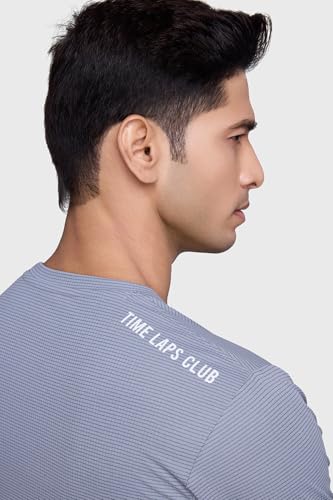 Image of FUAARK Men Moisture Wicking Solid Round Neck Tshirt