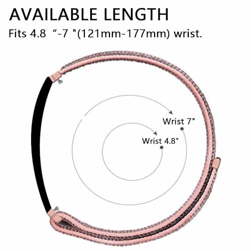 Personalized Medical ID Bracelet for Men & Women Custom Engraved Knit Strap Comfort Fit Medical Alert Bracelets for Sports,Adjustable Waterproof Customizable Wristband for Diabetic2