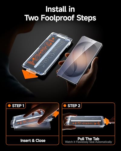 Image of SMARTDEVIL 3 Pack for Samsung Galaxy S26 Ultra Screen Protector, HD Clear Tempered Glass, 9H Scratch & Impact Resistant, Ultrasonic Fingerprint Sensor Compatible, Bubble-Free & Dust-Free