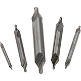 Hertel High Speed Steel Combo Drill & Countersink Set, #1 to #5, 1/8