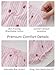 YOURDIARY Baby Girls' Sleeveless Bodysuit Dress Floral Ruffle Sleeve Summer Clothes for Baby Girl Rompers Dress with Bloomers Socks and Headband Pink 0-3 Months