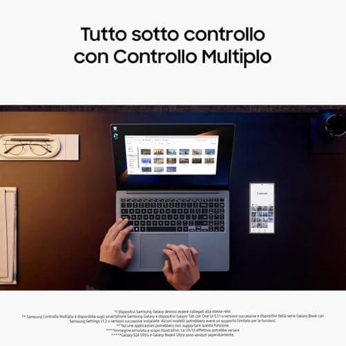 Samsung Galaxy Book4 Ultra, Intel® Core™ Ultra 9 Processor, 32GB Ram, 1TB, Laptop 16" Dynamic Amoled 2X Touch, Windows 11 Home, Moonstone Gray - 6