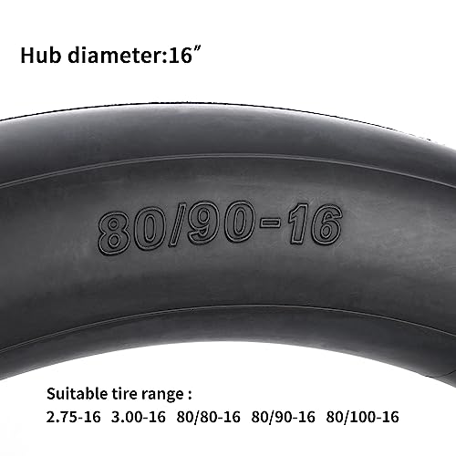 Image of RUTU 2.75 /3.00-16 Inner Tubes with TR4 Straight Valve Stem for 80 /90-16 Tire XR75 XR80 CRF 80F Dirt Bike ATV Off Road Motorcycle - 2Pack