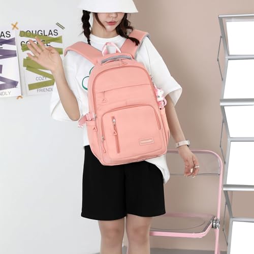 Mochila de gran capacidad para estudiantes en nailon resistente 2