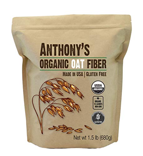 Anthony's Vital Wheat Gluten 4lb & Organic Oat Fiber 1.5lb Bundle - image 6