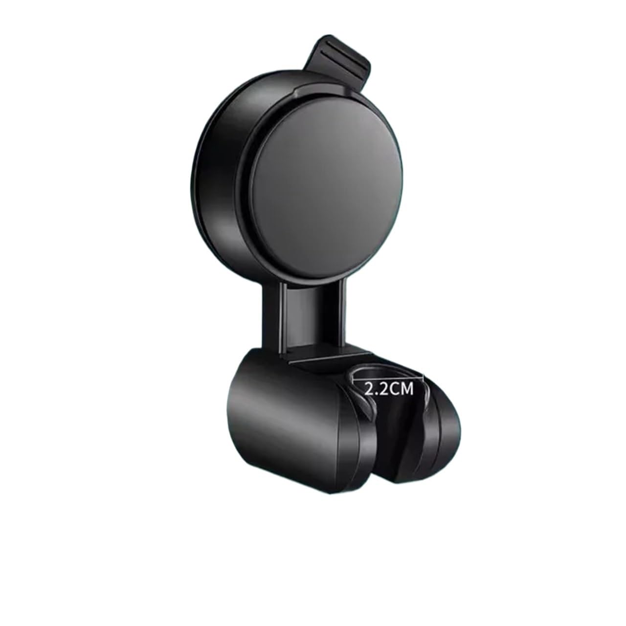 1pcs Relocatable Suction Cup Shower Head Holder(Black)
