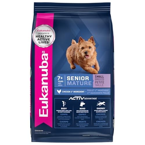 Eukanuba Senior Small Breed Dry Dog Food, 15 lb Bag
