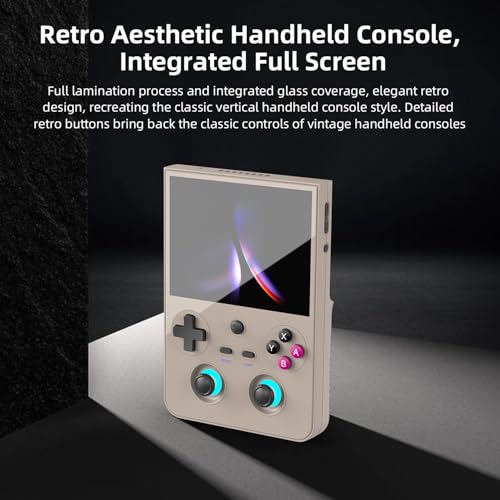 Image of Anbernic RG477V Retro Handheld Game Console , 4.7 Inch Touch Screen Android 14 System Support WiFi 6E Bluetooth 5.3 Dimensity 8300 Processor 8+128GB(Gray)