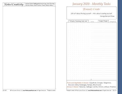 Woman's Success Planner – Spiral Day Planner: One Year #TOP4