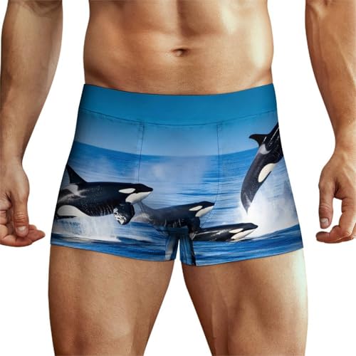 Mens Adjustable Drawstrings Swim Bikini Briefs Boxer Bikini Swimwear