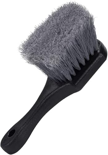 Generic 洗車ブラシ ホイール用 タイヤ洗浄ブラシ ホイールブラシ ラクラク洗浄 洗車用品 ブラック タイヤ掃除 ホイール 洗車道具 傷のない 隙間掃除 多用途 タイヤブラシ洗浄工具用
