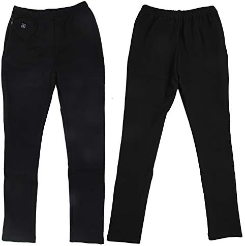 Dioche Heated Pants - 3 Gears Temperature Electric Thermal Heating Trousers - Motorcycle Heated Pant Liner for Cold Weather Outdoor Camping, Hiking