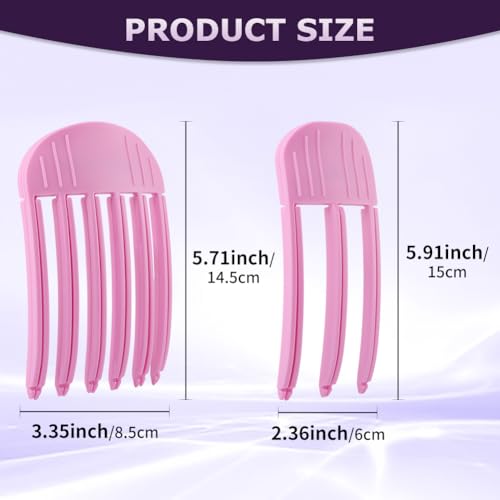 4 pinzas para dar volumen al cabello miniatura 5
