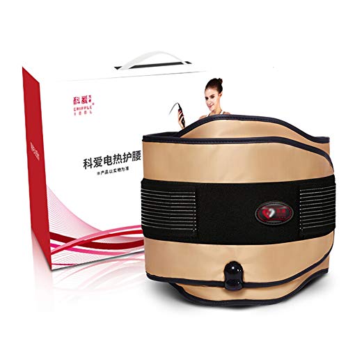 ZFF Vibración Masaje Soporte Lumbar Cinturón, Fiebre del Infrarrojo Lejano por Hombres...