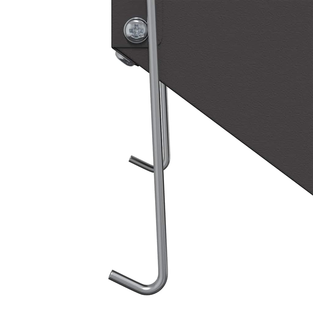 Comedero para conejos negro de acero laminado en frío, 12,5 x 26 x 28,5 cm, con capacidad de 1 kg, resistente a la intemperie, para interior y exterior, práctico montaje en pared