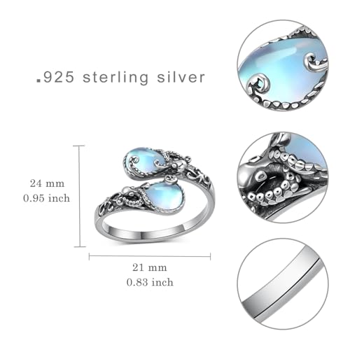 Spoon Rings for Women 925 Sterling Silver Spoon Rings Vintage Thumb Ring Gifts for Women4