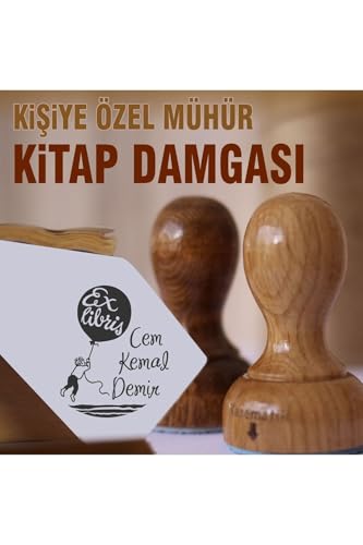 K350 Balonla Uçan Çocuk Ex Libris Mühür
