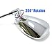Motorcycle Chrome Rearview Side Mirrors Compatible with Kawasaki Suzuki Chopper Scooter 10MM