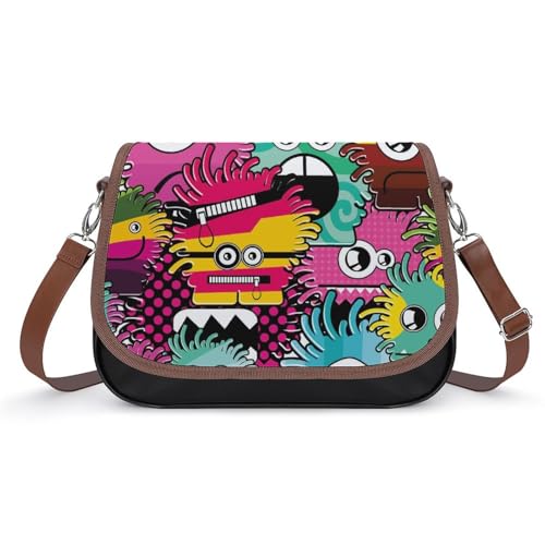 Sac à bandoulière pour femmes à motifs mignons, parfait pour le quotidien