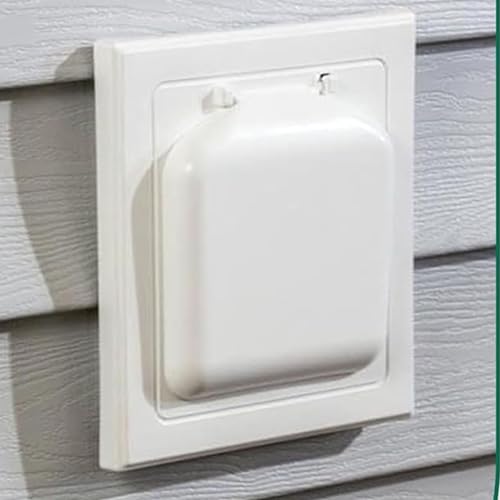 Tampa de Ventilação do Secador de Porta Dupla Externa de 4,1 Polegadas, Saída de Ventilação de Pared