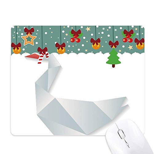 Tapis de souris géométriques oie origami et tapis de jeu de bureau