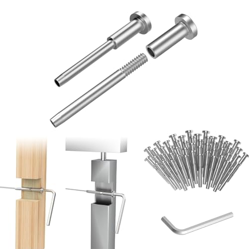 Récepteur invisible et extrémité de goujon CKE en acier inox T316