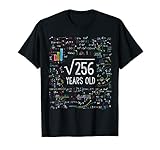 Square Root Of 256 16th Birthday 16 Year Old Gifts Math Bday T-Shirt